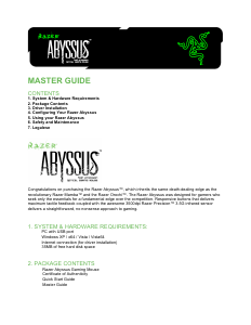 Bruksanvisning Razer Abyssus Mirror Mus