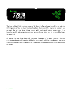 Bruksanvisning Razer Naga Mus
