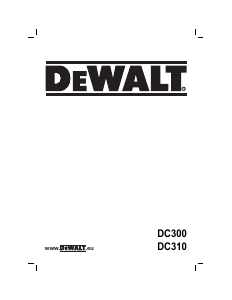 Bedienungsanleitung DeWalt DC310KL Kreissäge