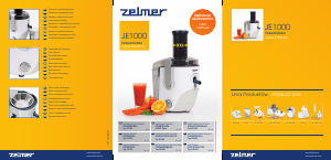 Handleiding Zelmer JE1000 Sapcentrifuge