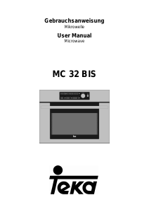 Manual Teka MC 32 BIS Microwave