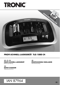 Bruksanvisning Tronic TLG 1000 C4 Batteriladdare