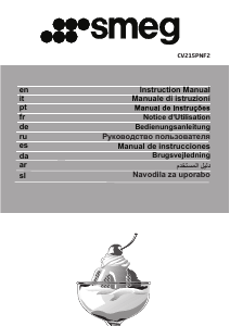 Manuale Smeg CV215PNF2 Congelatore