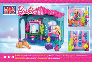Bedienungsanleitung Mega Bloks set 80168 Barbie Unterwasserhöhle