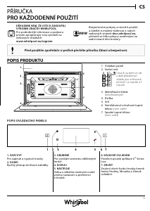 Manuál Whirlpool W11 ME150 Mikrovlnná trouba