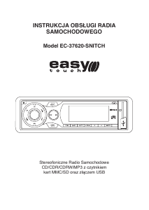 Instrukcja Easy Touch EC-37620 Snitch Radio samochodowe