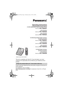 Manual Panasonic KX-TG6053 Wireless Phone
