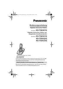 Bedienungsanleitung Panasonic KX-TG8323G Schnurlose telefon