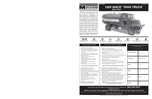 Handleiding Revell set 85-7539 Trucks Monogram '26 Mack Bulldog Tanker Truck