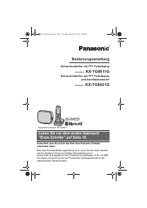 Bedienungsanleitung Panasonic KX-TG8611G Schnurlose telefon