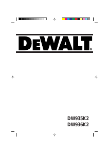 Mode d’emploi DeWalt DW935K Scie circulaire