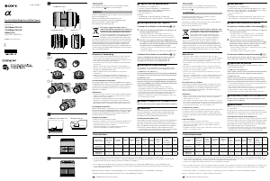 Bedienungsanleitung Sony SAL75300 Objektiv