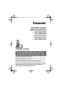 Használati útmutató Panasonic KX-TG6612PD Vezeték nélküli telefon