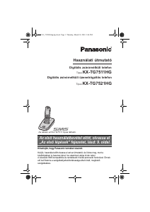 Használati útmutató Panasonic KX-TG7511HG Vezeték nélküli telefon