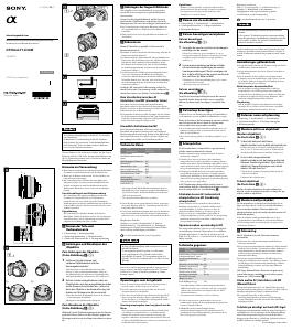 Manual Sony SAL35F18 Lente