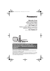 Manuale Panasonic KX-TG8621JT Telefono senza fili
