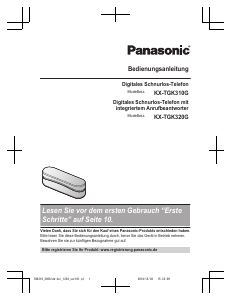 Bedienungsanleitung Panasonic KX-TGK320G Schnurlose telefon