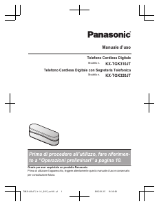 Manuale Panasonic KX-TGK320JT Telefono senza fili
