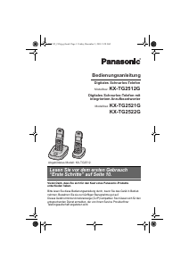 Bedienungsanleitung Panasonic KX-TG2522G Schnurlose telefon
