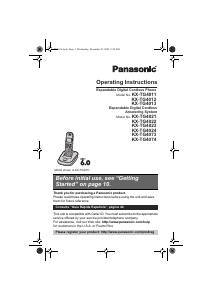 Manual Panasonic KX-TG4024 Wireless Phone