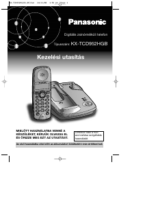 Használati útmutató Panasonic KX-TCD952HGB Vezeték nélküli telefon