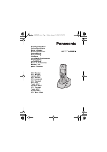 Manual Panasonic KX-TCA130EX Wireless Phone