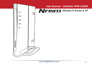 Manual Buffalo AirStation WHR-G300N Nfiniti Router