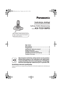 Instrukcja Panasonic KX-TCD152PD Telefon bezprzewodowy