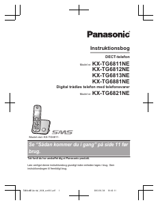 Brugsanvisning Panasonic KX-TG6813NE Trådløs telefon