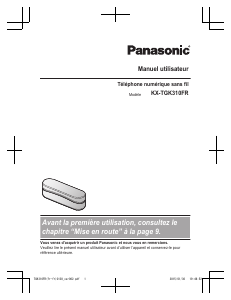 Mode d’emploi Panasonic KX-TGK310FR Téléphone sans fil
