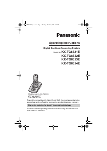 Manual Panasonic KX-TG8323E Wireless Phone