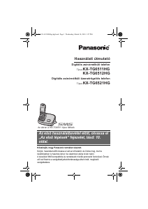 Használati útmutató Panasonic KX-TG6511HG Vezeték nélküli telefon