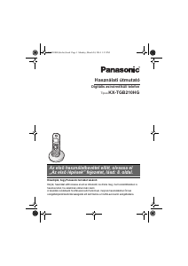 Használati útmutató Panasonic KX-TGB210HG Vezeték nélküli telefon