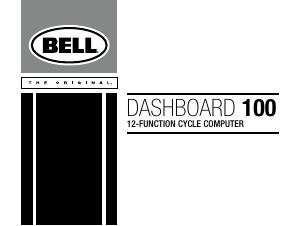 Handleiding Bell Dashboard 100 Fietscomputer
