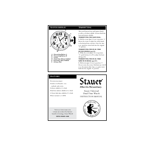 Manual Stauer 43541 Watch