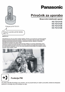 Priručnik Panasonic KX-TG1314EH Bežični telefon