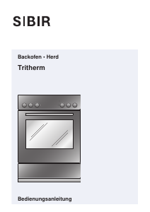 Bedienungsanleitung SIBIR EB Tritherm 21007 Backofen