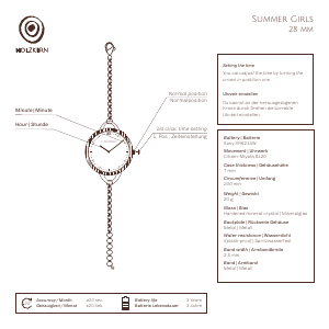 Manual Holzkern Waterfalls Watch