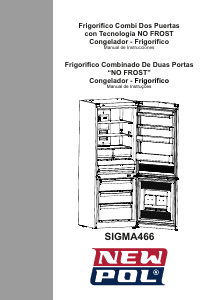 Manual de uso New Pol Sigma466 Frigorífico combinado