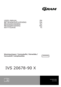 Manual Gram IVS 20678-90 X Warming Drawer