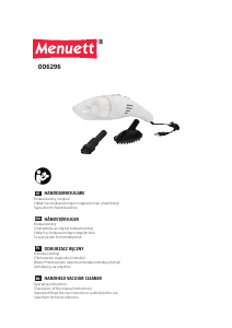 Instrukcja Menuett 006-296 Odkurzacz ręczny