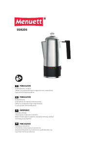Instrukcja Menuett 008-206 Ekspres do kawy