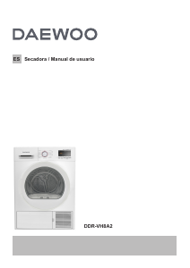 Manual de uso Daewoo DDR-VH8A2 Secadora