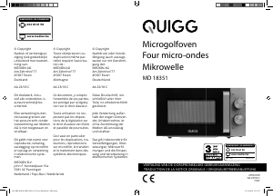 Handleiding Quigg MD 18351 Magnetron