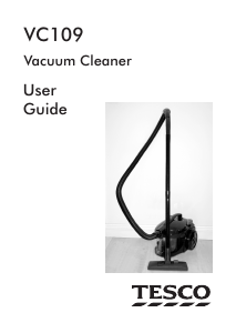 Manual Tesco VC109 Vacuum Cleaner
