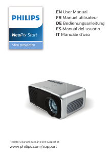 Bruksanvisning Philips NPX240 NeoPix Start Projektor