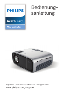 Bedienungsanleitung Philips NPX440 NeoPix Easy Projektor