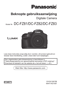 Handleiding Panasonic DC-FZ83EF Lumix Digitale camera
