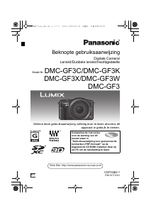 Handleiding Panasonic DMC-GF3CEG Lumix Digitale camera