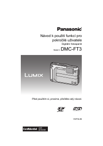 Manuál Panasonic DMC-FT3EF Lumix Digitální fotoaparát